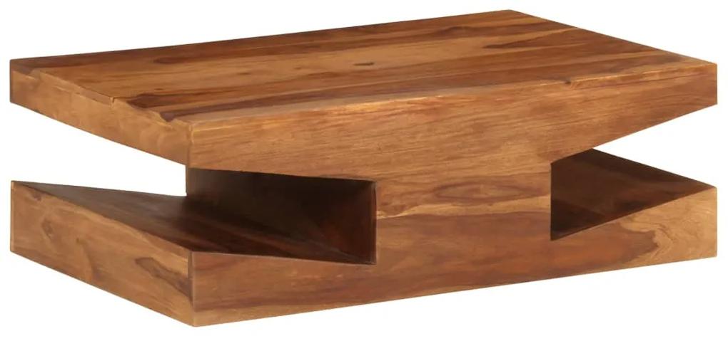 vidaXL Konferenčný stolík 90x60x30  cm masívne sheeshamové drevo