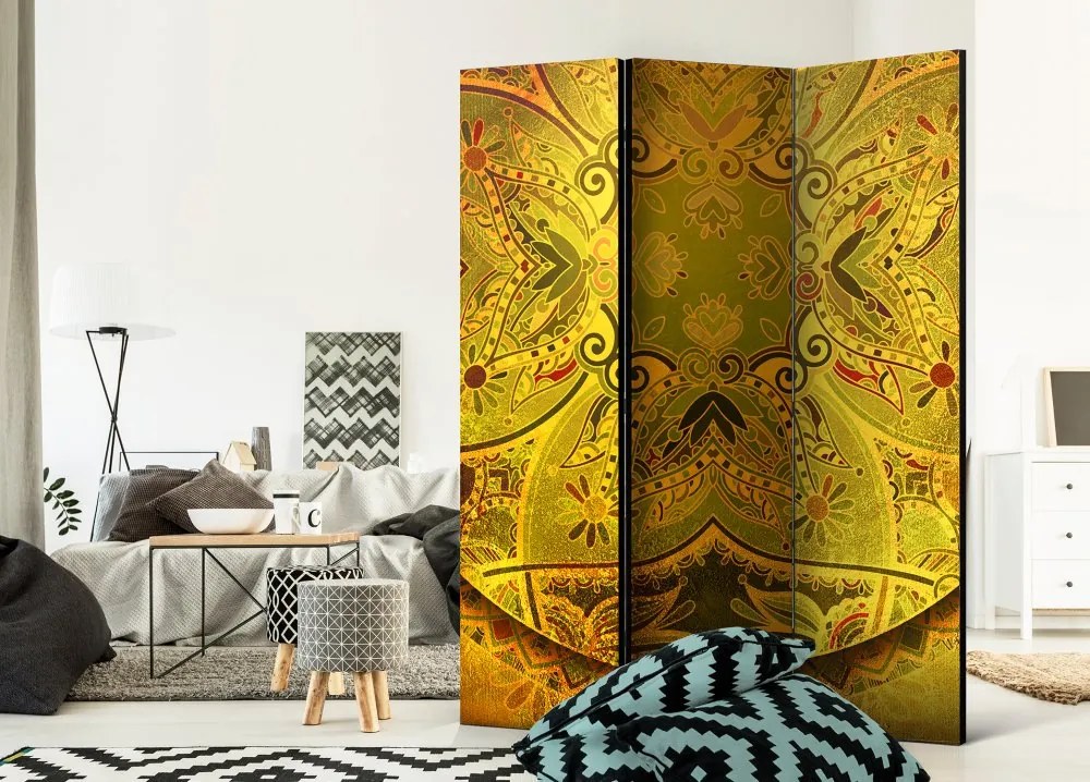 Artgeist Paraván - Mandala: Golden Power [Room Dividers]