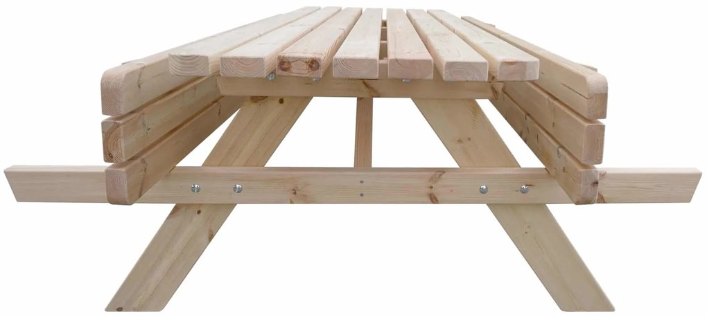 Masívny drevený set so sklopnými lavicami 180cm