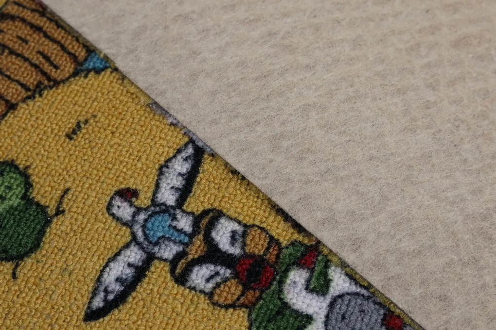 AladinWorld Expres, AKCIA: 270x400 cm Detský kusový koberec Western - obšitý zo všetkých strán, šíře, viacfarebná, filc, detská izba