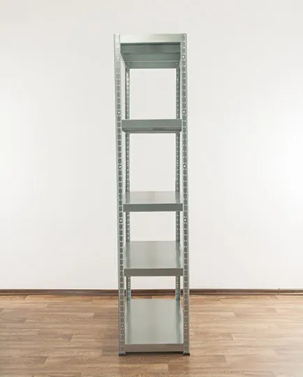 CELOKOVOVÝ REGÁL 180X80X40 5 POLÍC POZINKOVANÝ