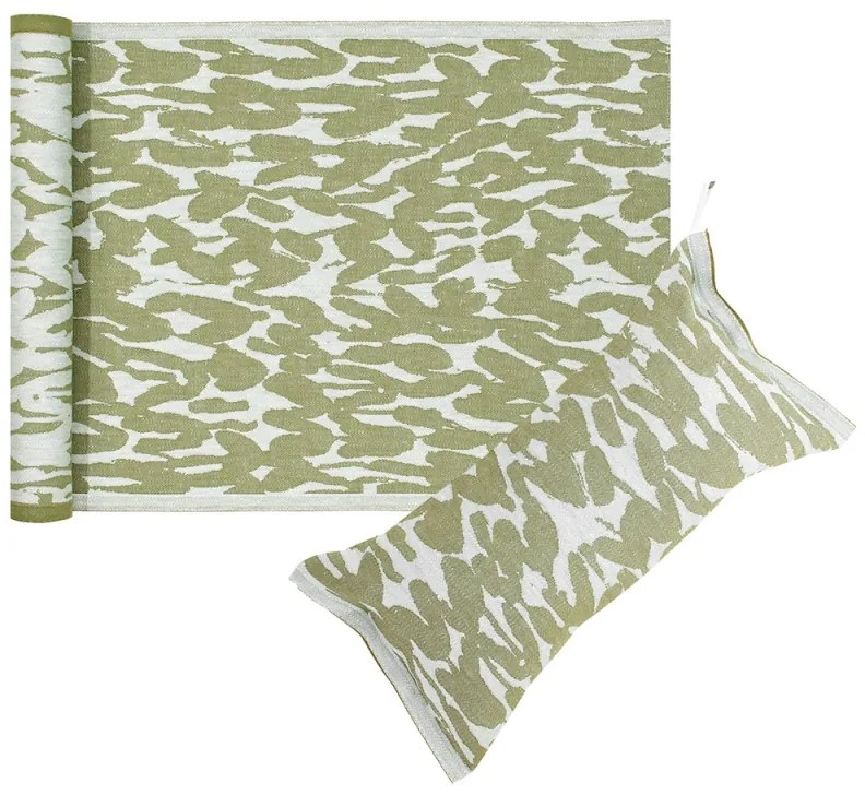 Sada do sauny na ležanie Jäkälä, olivovo zelená