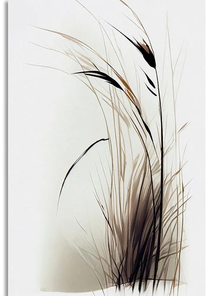 Obraz minimalistická suchá tráva - 60x90