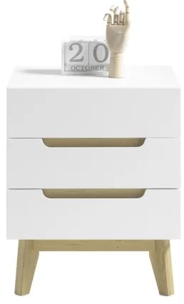 Nočný stolík SINIRA biely