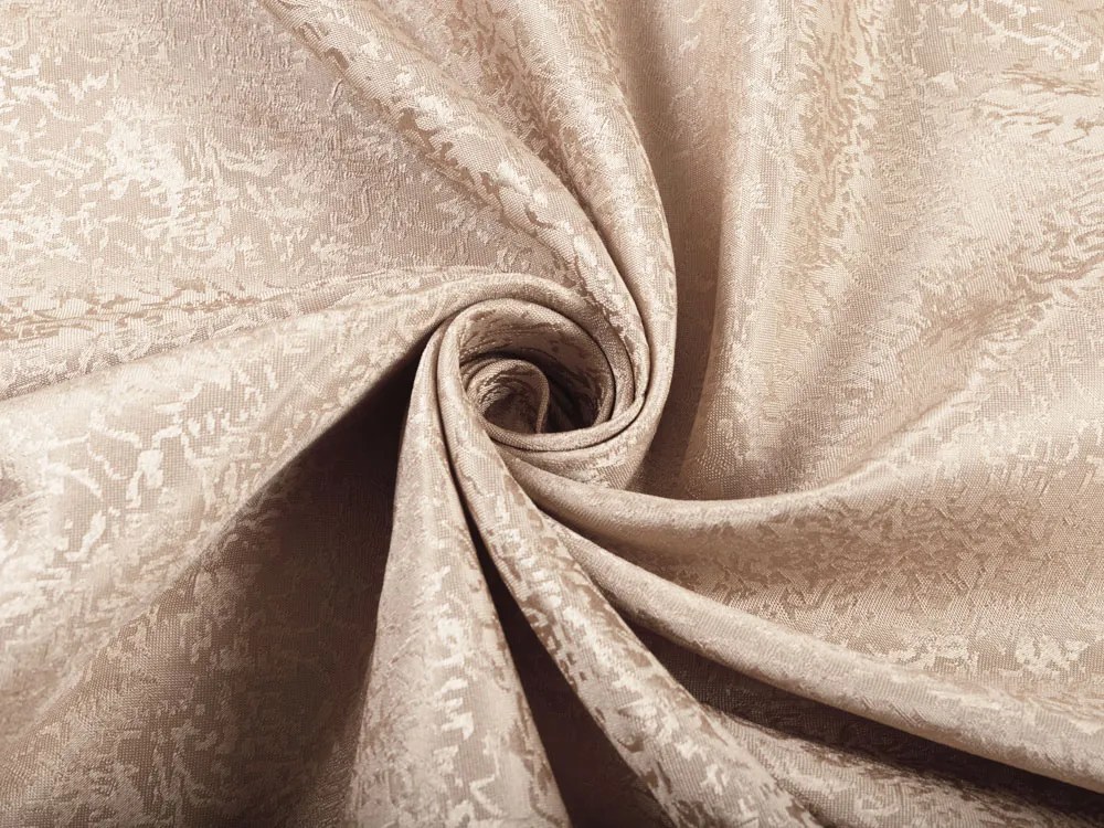 Biante Veľký teflónový oválny obrus TF-097 Venezia púdrovo béžový 180x260 cm
