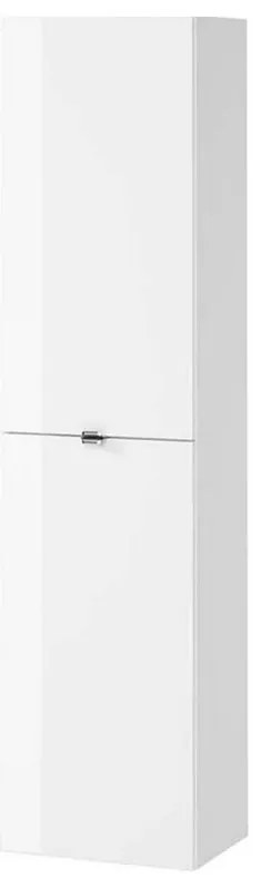 Cersanit Malika, vysoká závesná skrinka 400x300x1600 mm, biela lesklá, S598-050-DSM