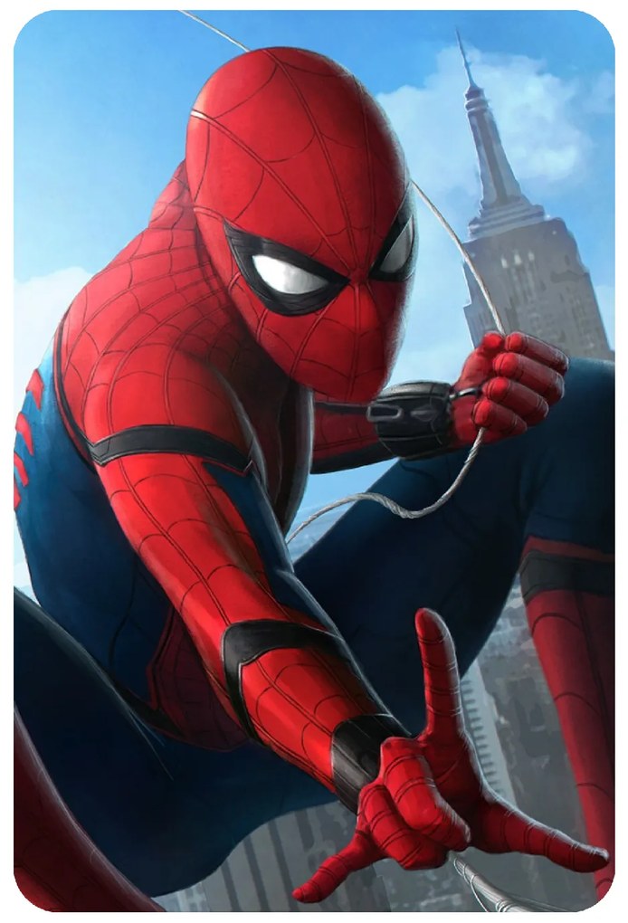 Textilná nálepka na stenu "Spiderman 2"