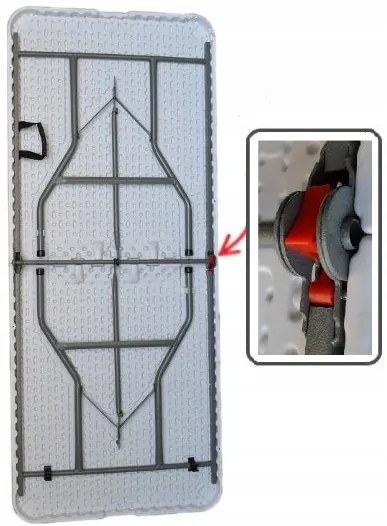 domtextilu.sk Skladací cateringový stôl do záhrady 180 cm 14527-42220