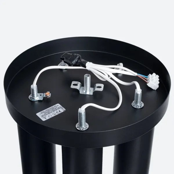 Sollux SL.1467 - Bodové svietidlo LAGOS 5xGU10/10W/230V čierna