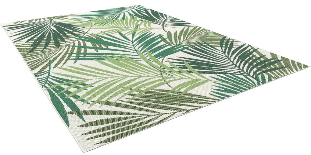 TRHÁK: Kusový koberec Star 19433-062 - na von aj na doma, 160x230, zelená, chodba / predsieň, Balta