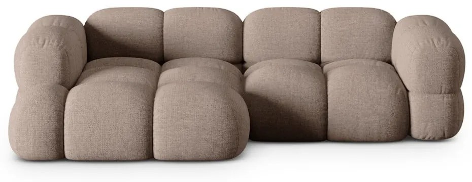 Hnedá rohová pohovka (ľavý roh/s leňoškou) Loretto – Cosmopolitan Design