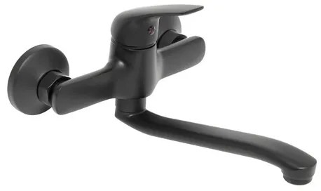 Umývadlová batéria Ceramia S-Line Pro s otočným ramienkom čierna matná SIKOBSLPRO261C