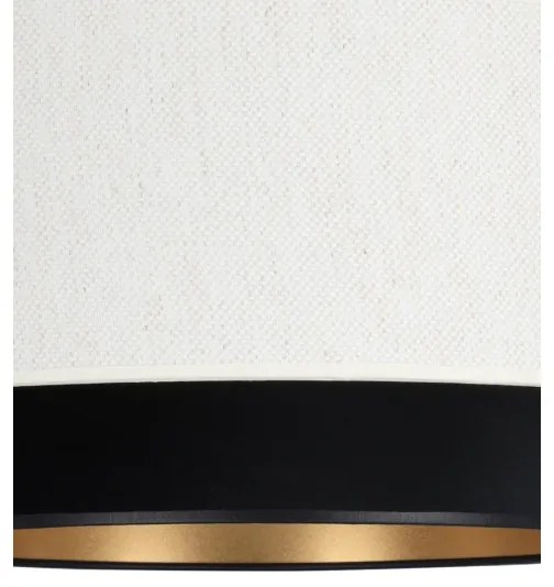 Prisadený luster NATIA 1xE27/60W/230V biela/čierna