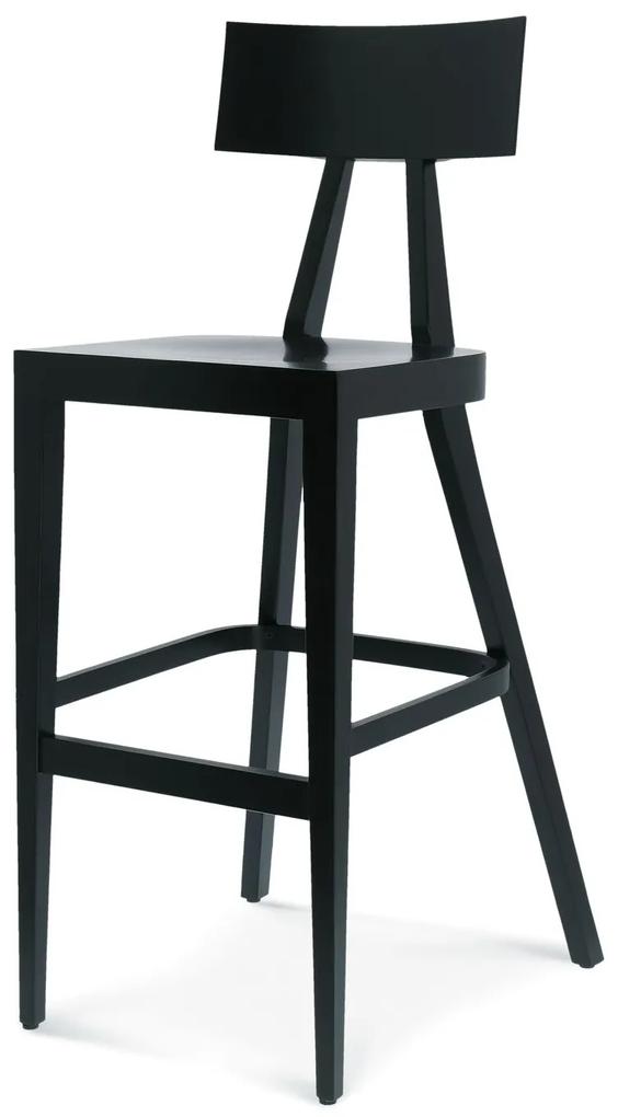 FAMEG Akka - BST-0336 - barová stolička Farba dreva: buk premium, Čalúnenie: látka CAT. C