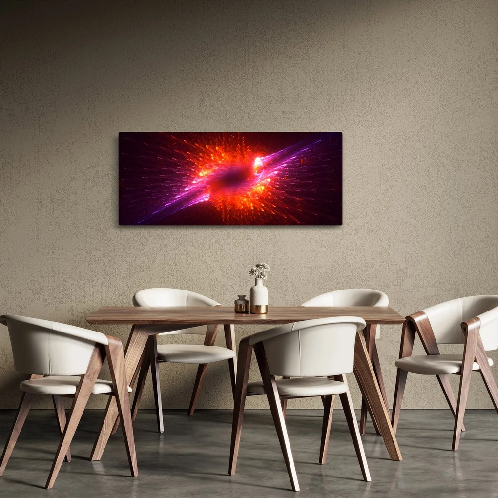 Obraz modernej tŕnistej abstrakcie (120x50 cm)