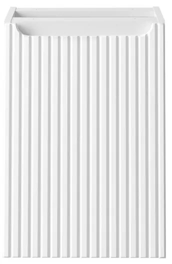 Závěsná skříňka s košem na prádlo Nova White 40 cm bílá