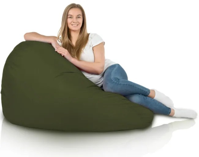 Sedací vak SAKO tmavozelený OUTDOOR