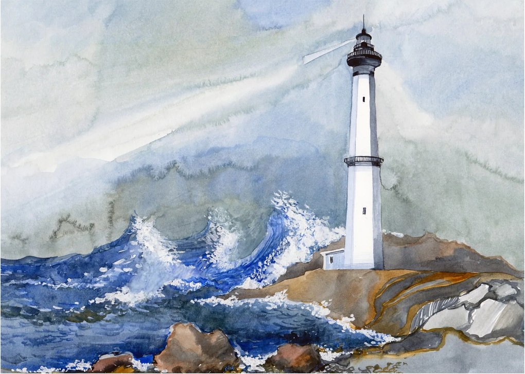 Obraz maľby majáku (70x50 cm)