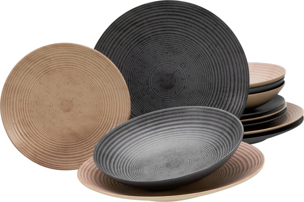 XXXLutz JEDÁLENSKÝ SERVIS Catania Mix 12-dielne Creatable - Online Only bytové doplnky - 007768135001