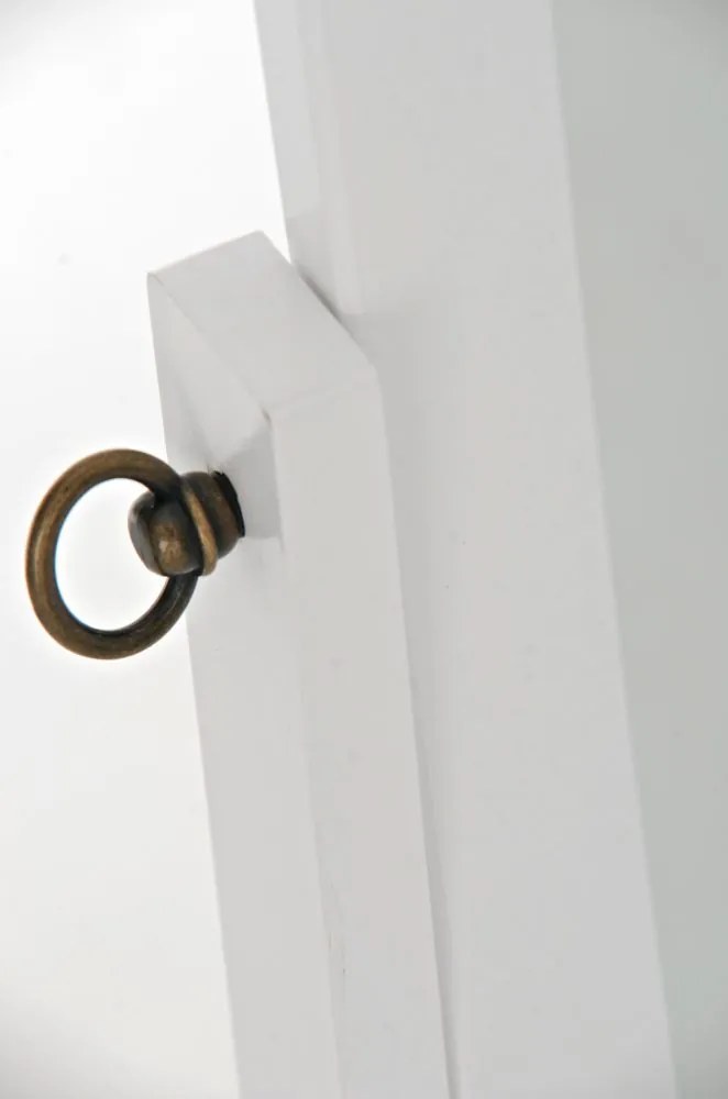 Stojace zrkadlo Yolanda - 150x45x30 - Biela