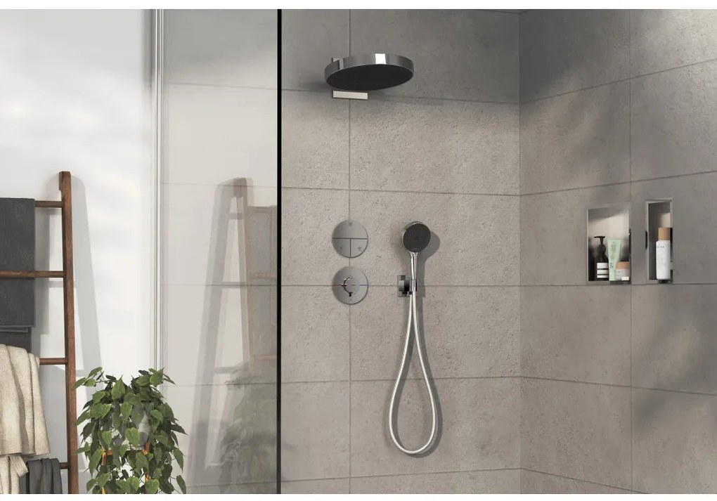 Hansgrohe ShowerSelect Comfort S - Termostat pod omietku pre 1 spotrebič a ďalší výtok, chróm 15562000