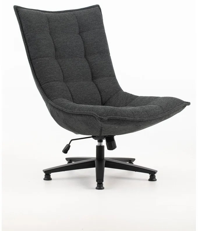 Tmavosivé kreslo Cave – Marckeric