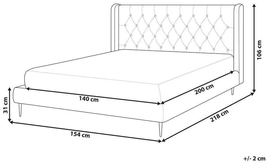 Manželská posteľ 140 cm Flora (sivá) (s roštom). Vlastná spoľahlivá doprava až k Vám domov. 1078972
