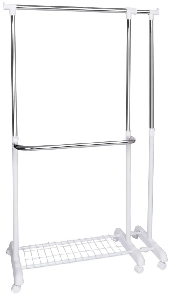 Stojan na oblečenie RUFO biely