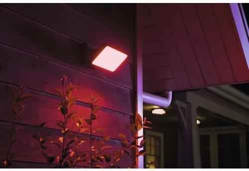 LED vonkajšie nástenné svietidlo Philips HUE 1743530P7 IP44 RGB 15W 2300lm 2000-6500K čierne - kompatibilné so SMART HOME by hornbach