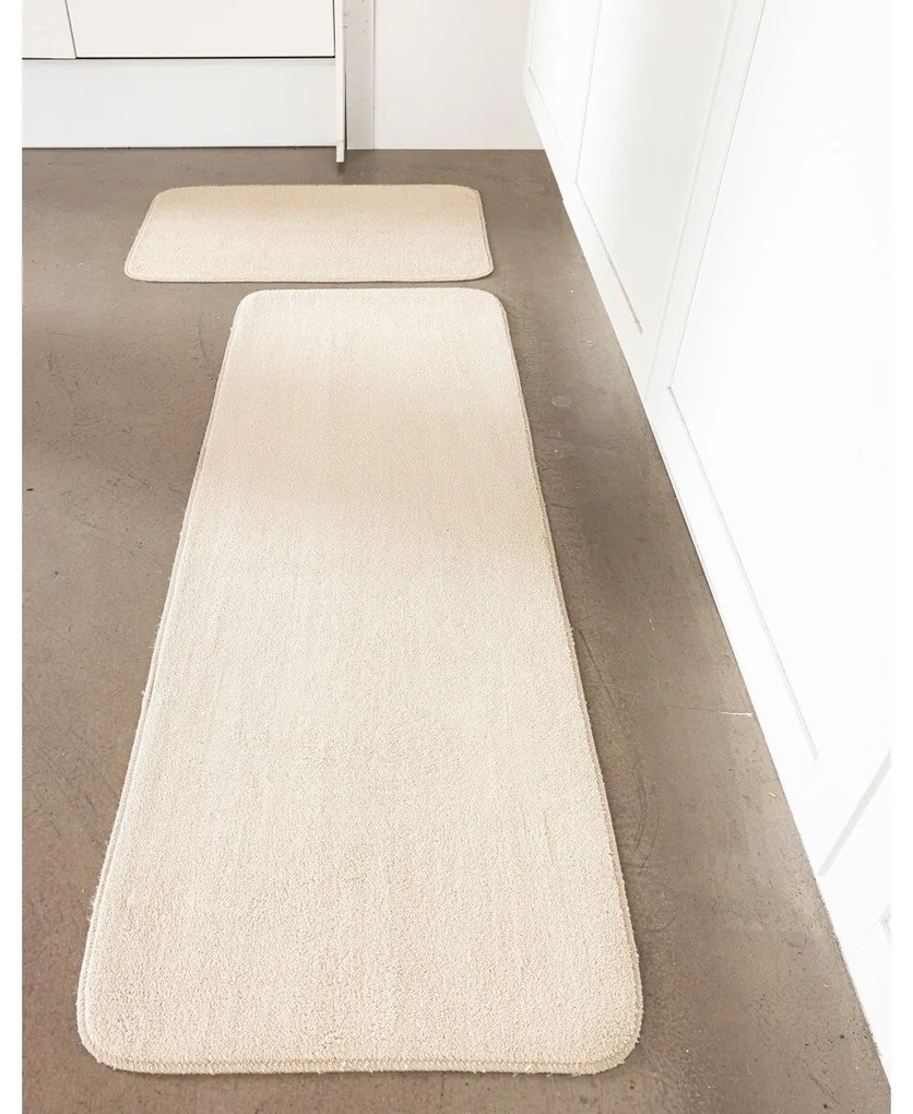 Kuchynský koberec z mikrovlákna, jednofarebný 5 dĺžok: 75 cm; 110 cm; 140 cm; 180 cm; 240 cm. Šírka 50 cm.