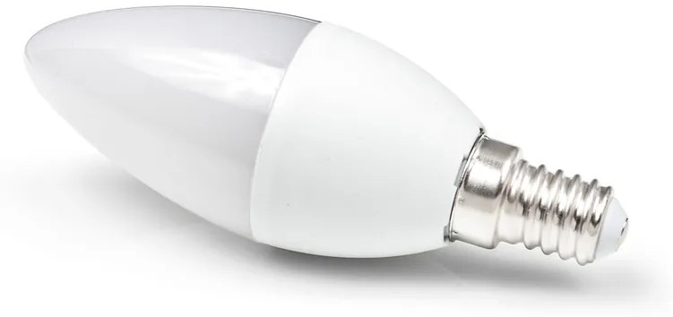 MILIO LED žiarovka C37 - E14 - 10W - 880 lm - studená biela