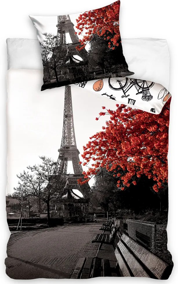 Posteľná bielizeň bavlna Jeseň v Paríži