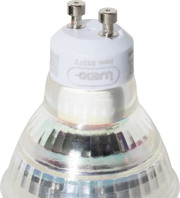 Sada 5 GU10 50mm čírych LED žiaroviek 2,5W 450 lm 2700K