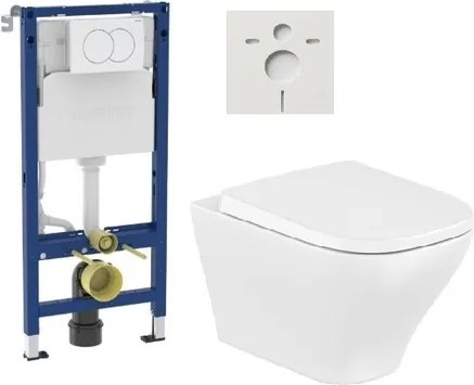 Závesný WC set predstenová montáž Roca Optica SIKOGSROOPTW