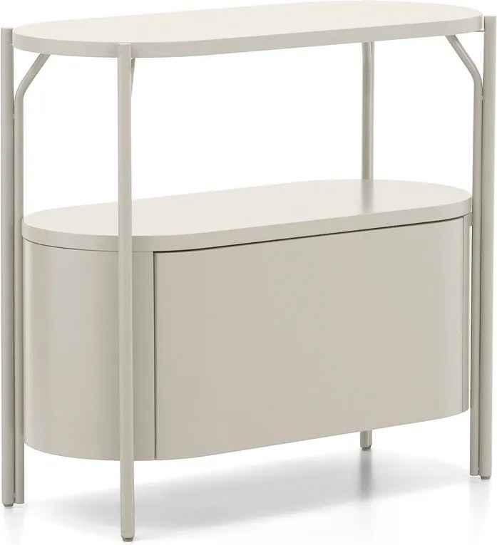 Biela skrinka pod umývadlo 90x81 cm Arely – Kave Home