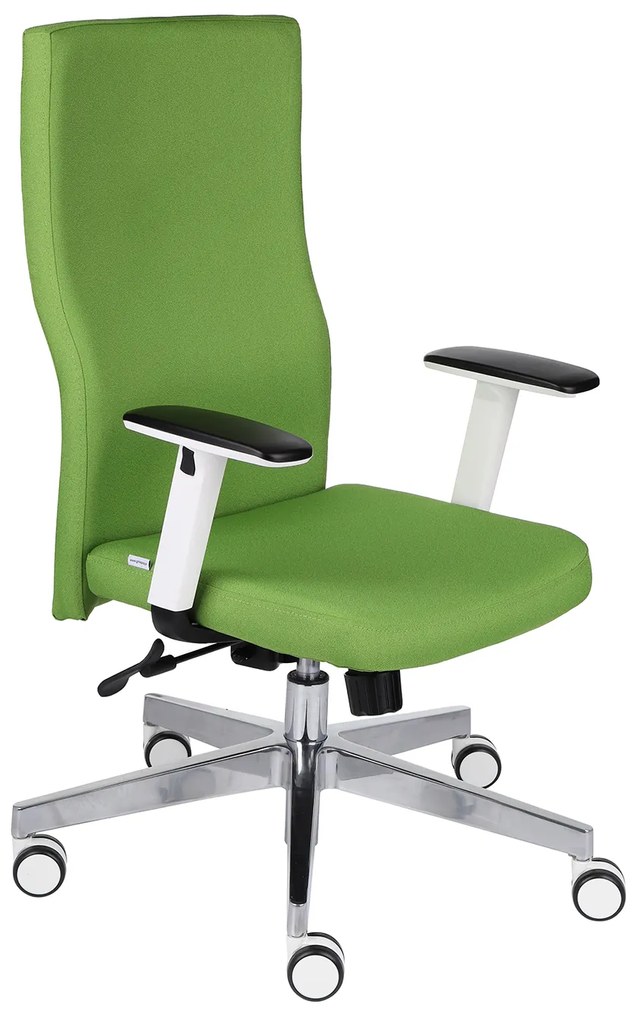 Grospol - Kancelárska stolička Team Plus W chrome