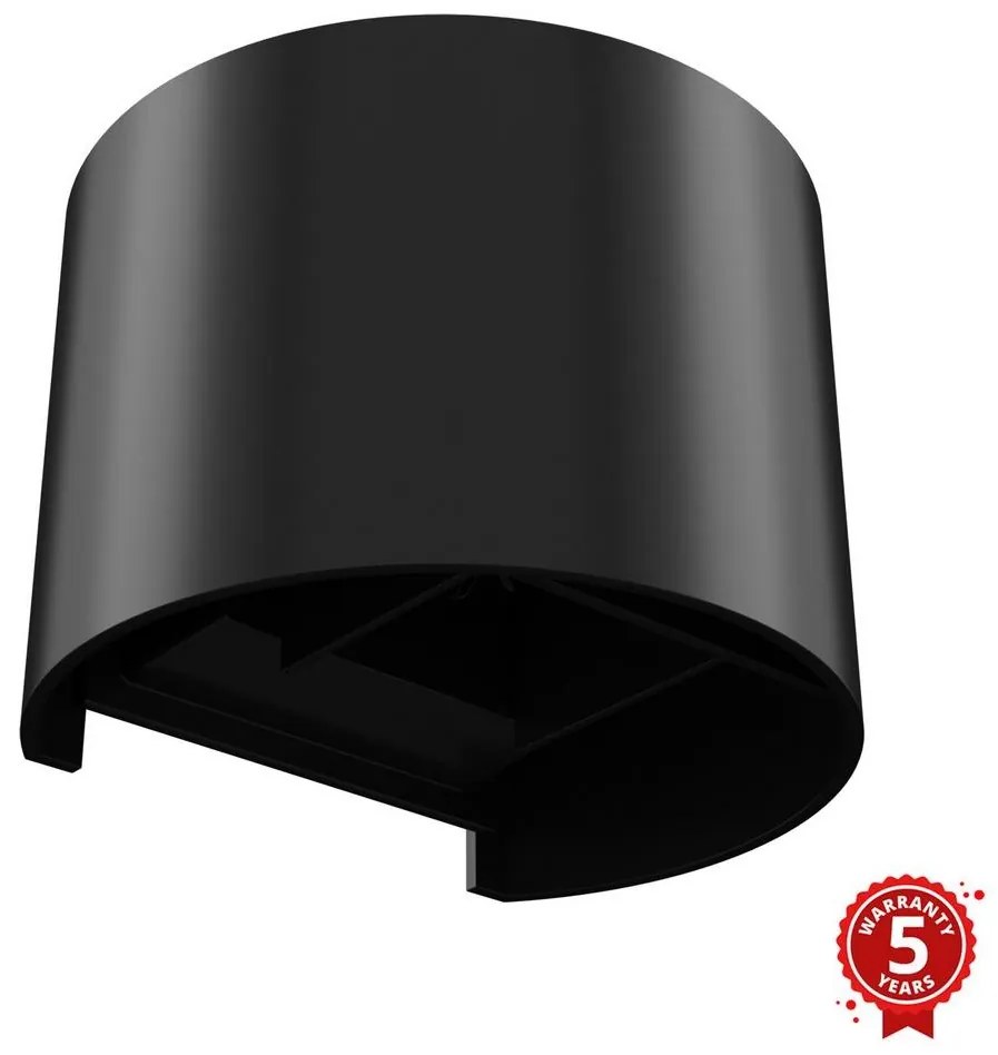 APLED - LED Vonkajšie nástenné svietidlo OVAL 2xLED/3W/230V IP65