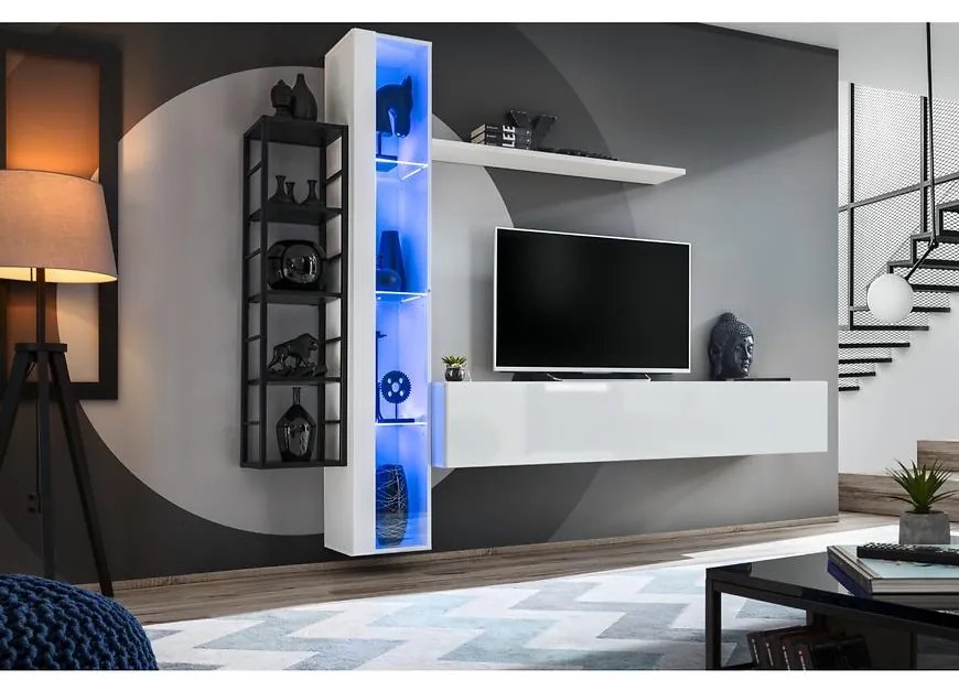 Obývacia stena Switch Met VII biely