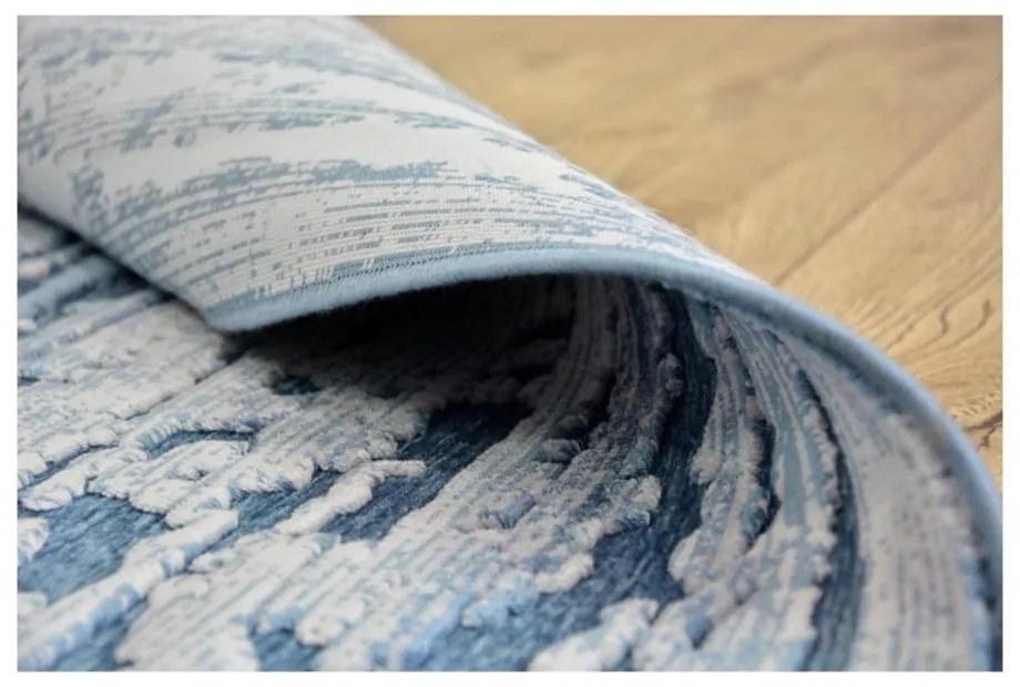 *Luxusný kusový koberec Clouds modrý 80x150cm