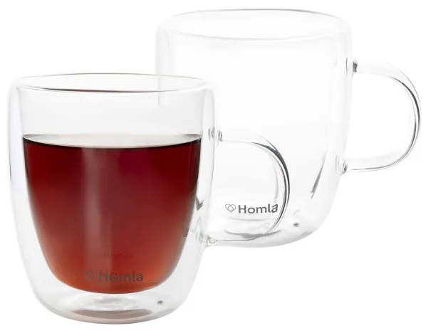 Sada dvoch hrnčekov CEMBRA s dvojitým dnom ALL 833972 420 ml