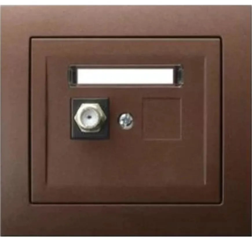 Jednoduchá anténová zásuvka typu F GPA-1WF/52