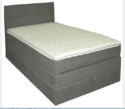 XXXLutz BOXSPRINGOVÁ POSTEĽ, 140/200 cm, sivá Hom`in - Postele - 001933000801
