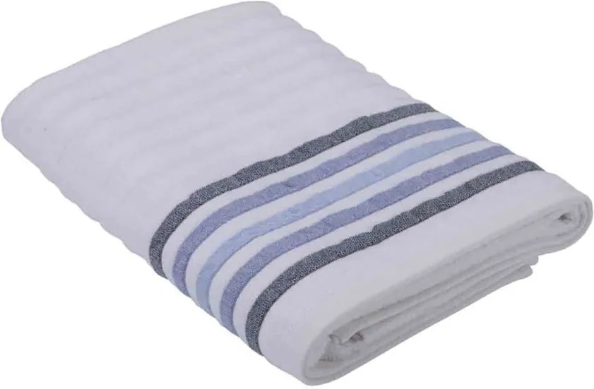 Biely uterák z bavlny Bella Maison Stripe, 70 × 140 cm