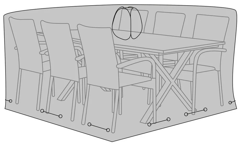 Ochranný obal pre záhradný stôl 235x155x95 cm – House Nordic