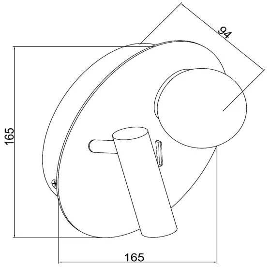 Lucide 77286/02/30 - LED Nástenné svietidlo MATIZ 2xLED/3,5W/230V USB čierna