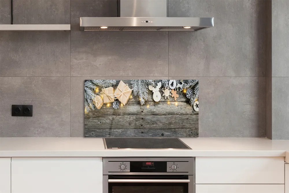 Nástenný panel  Vetvičky darčeky kužele 100x50 cm