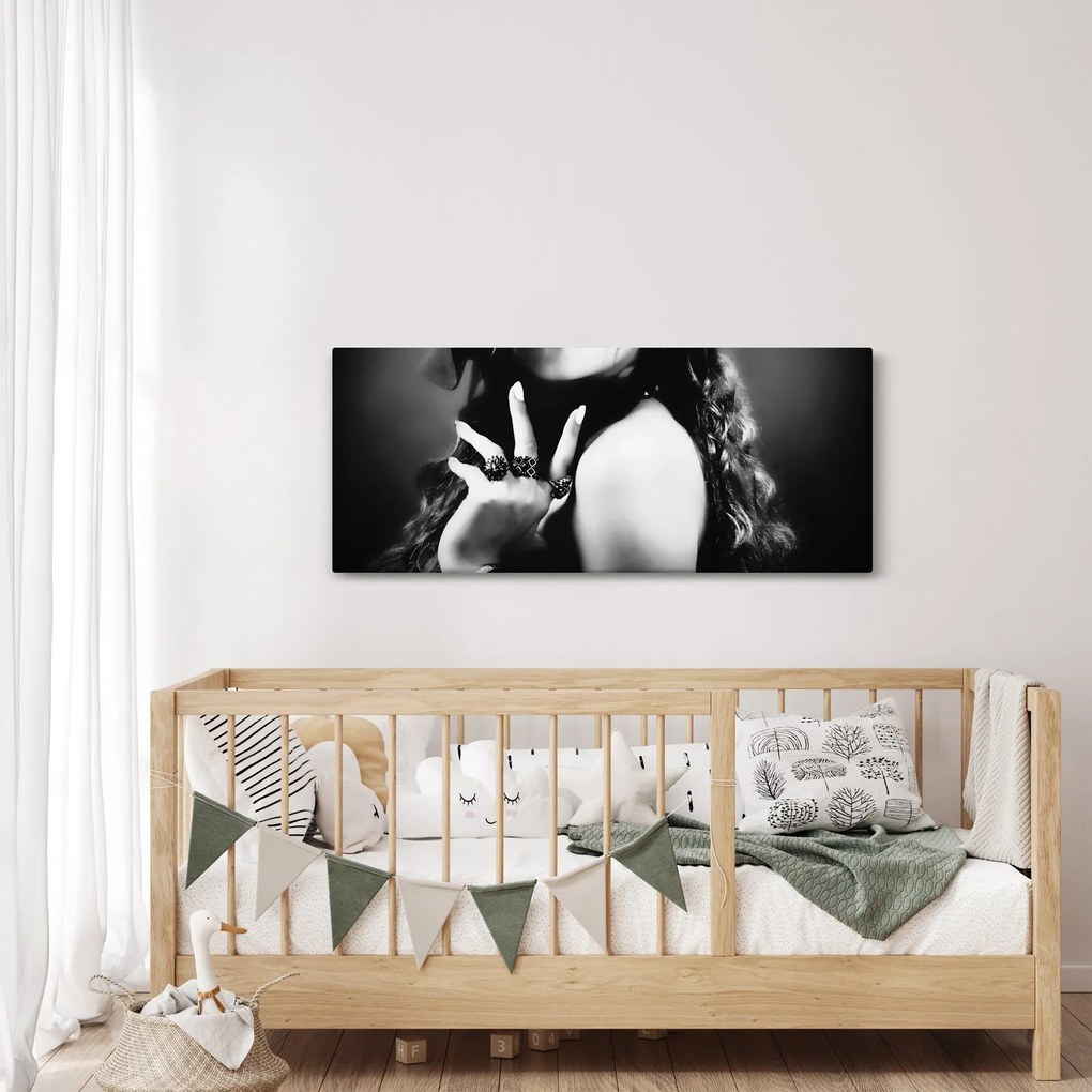 Obraz - Nádherná žena (120x50 cm)