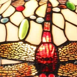 Luster PESTRÁ VÁŽKA Tiffany Prezent 1708 vzor 22