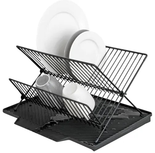 WENKO 54771100 - Odkvapkávač NELIA 34x40 cm čierny