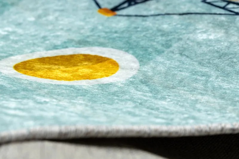 Dywany Łuszczów, Detský kusový koberec Junior 52105.801 Construction site, 160x220, viacfarebná, detská izba